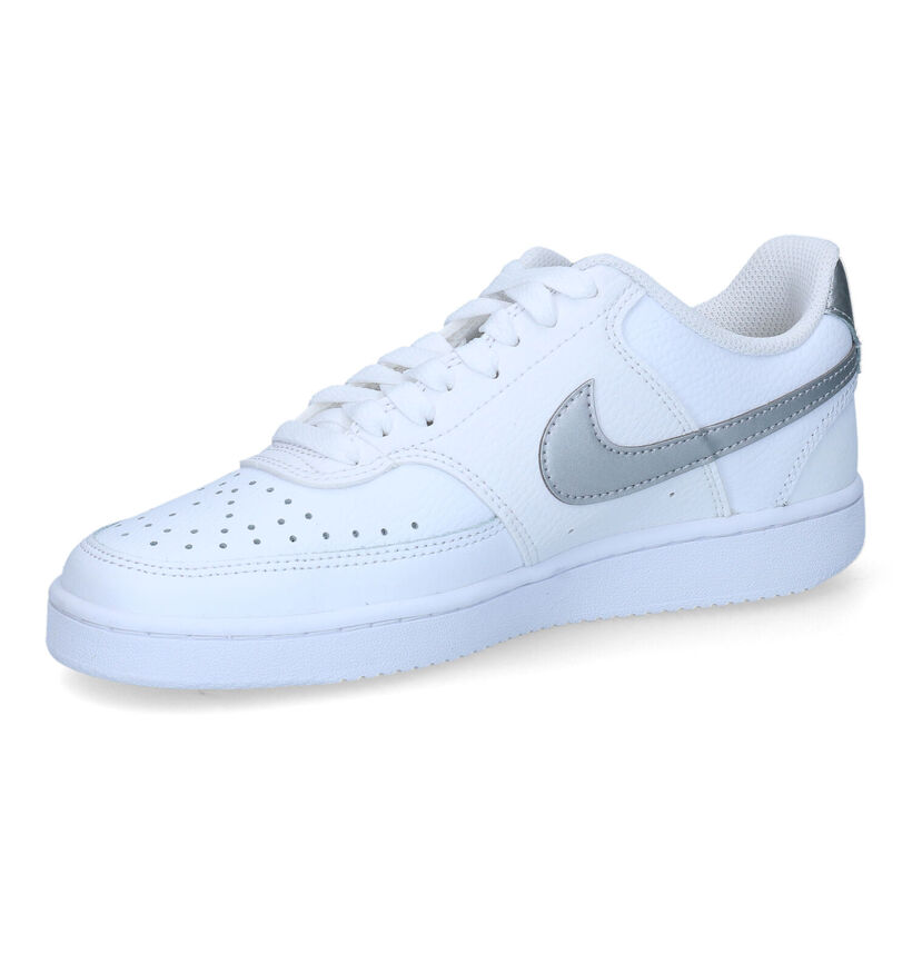 Nike Court Vision Baskets en Blanc pour femmes (316792) - pour semelles orthopédiques