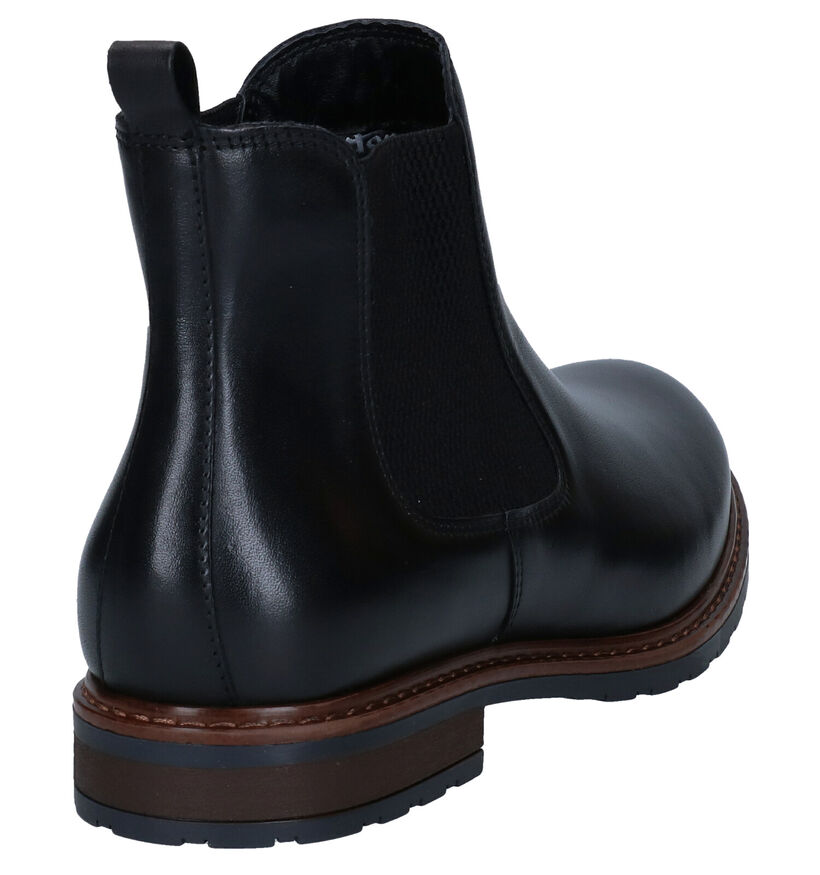 Tamaris Chelsea Boots en Brun en cuir (297012)