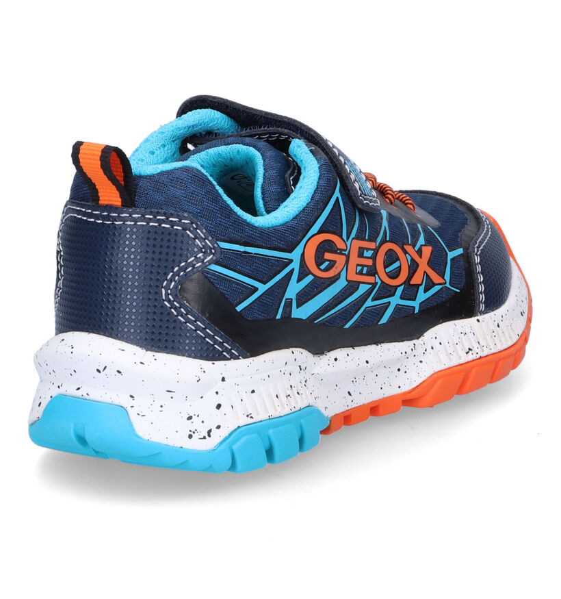 Geox Tuono Baskets en Bleu en simili cuir (311039)