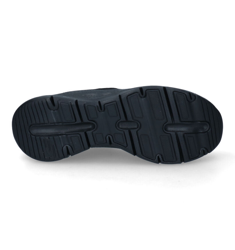Skechers Arch Fit Baskets en Noir pour femmes (301562) - pour semelles orthopédiques