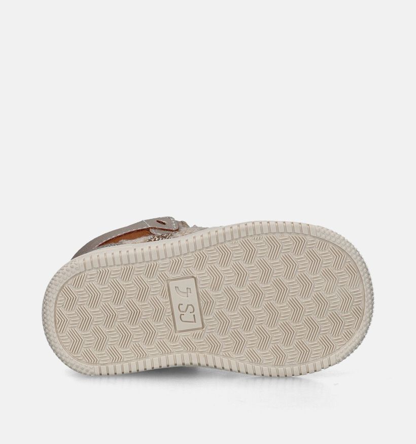 SJ Baskets pour bébé en Cognac pour filles (346940) - pour semelles orthopédiques