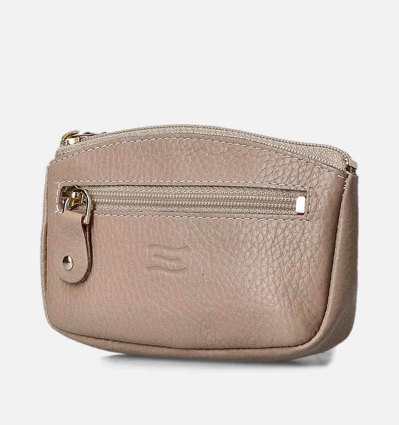 Crinkles Taupe Geldbeugel voor dames, heren (358098)
