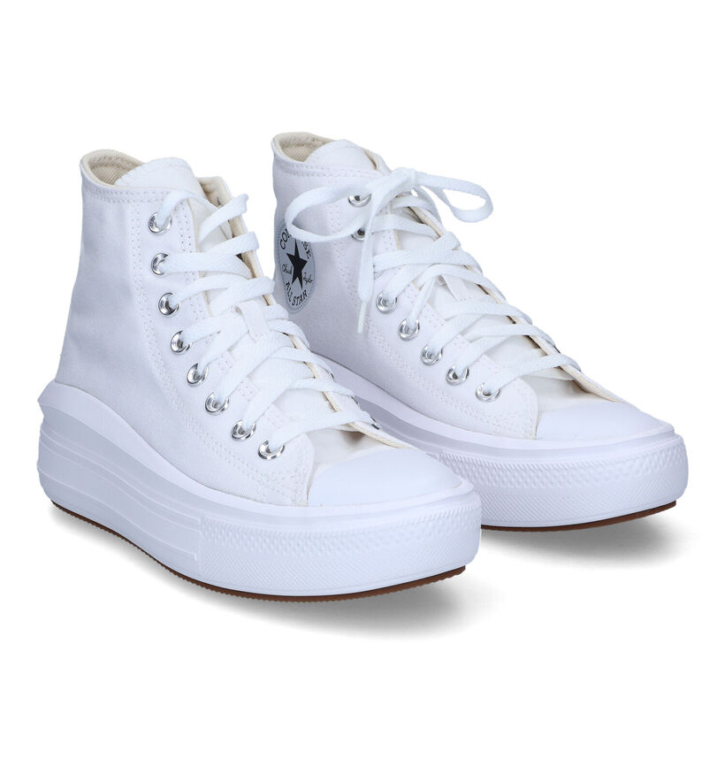 Converse CT All Star Move Platform Witte Sneakers voor dames (317457) - geschikt voor steunzolen