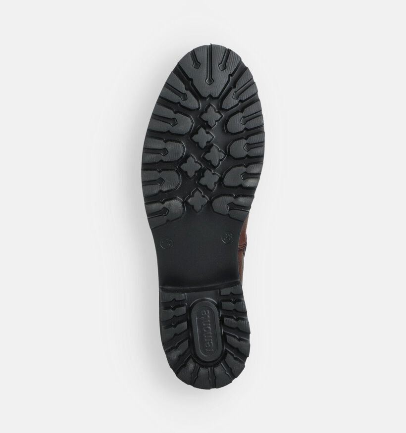 Remonte Donkerbruine Boots met Veter voor dames (377956) - geschikt voor steunzolen
