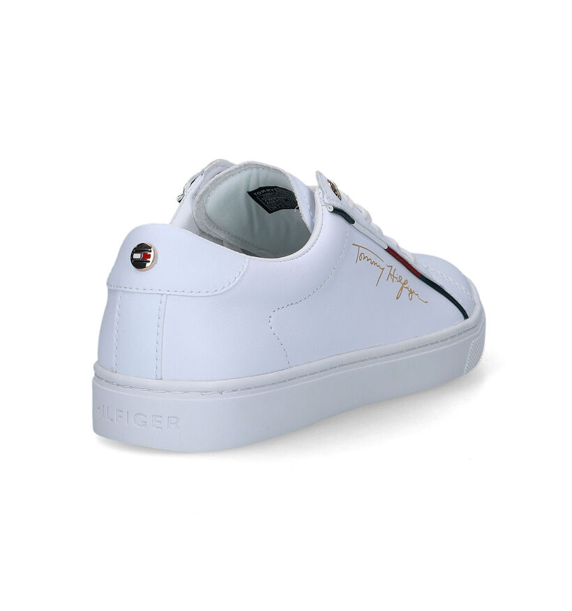 Tommy Hilfiger Baskets casual en Blanc en cuir (333018)