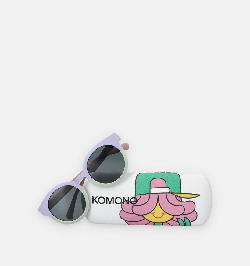 Komono Lulu S Candy Triplets Lunettes de soleil en Violet/Vert pour filles (371561)