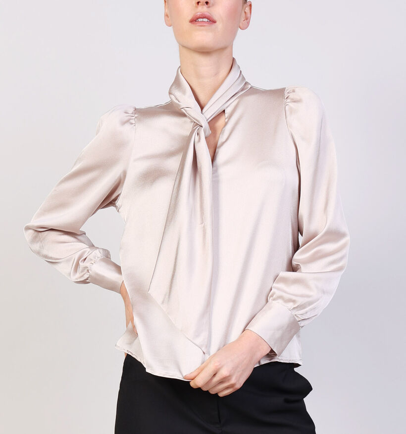Vero Moda Nini Cia Lichtbeige Blouse voor dames (365670)