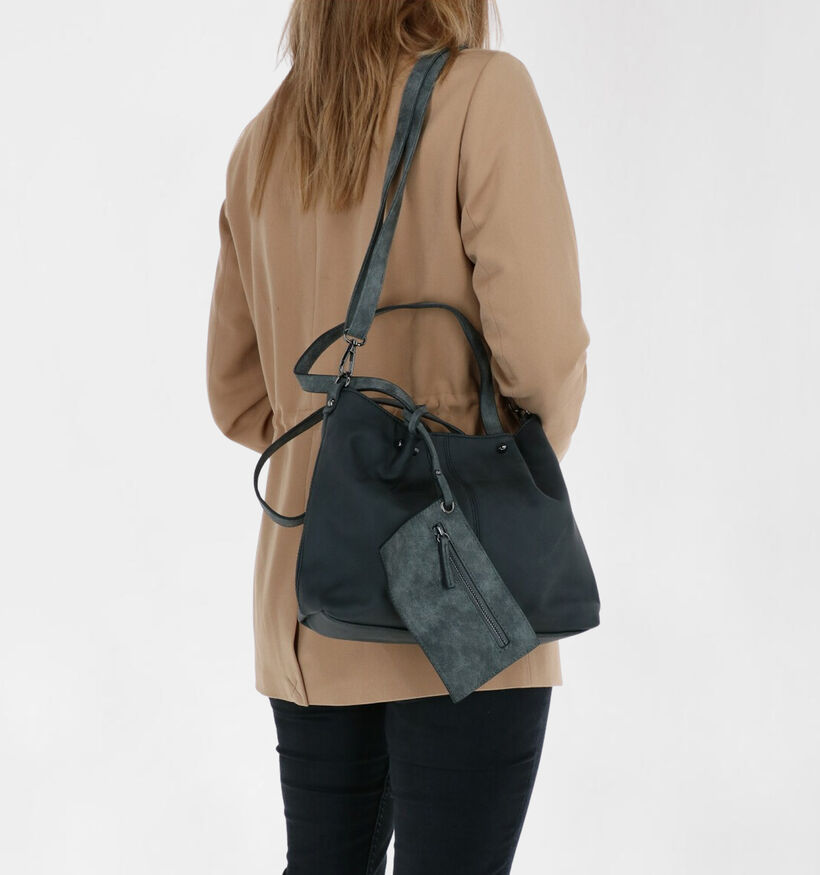 Emily & Noah Grijze Bag in bag Schoudertas in kunstleer (282172)