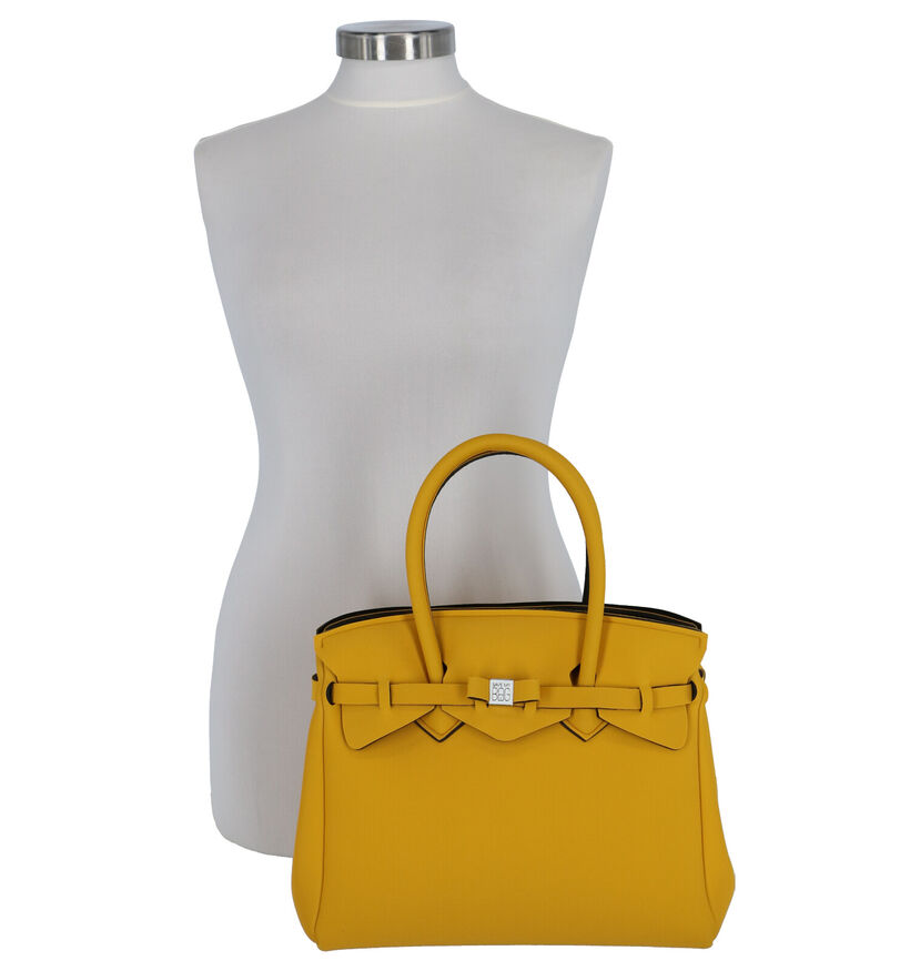 Save My Bag Miss Plus Sac à main en Jaune en textile (253016)