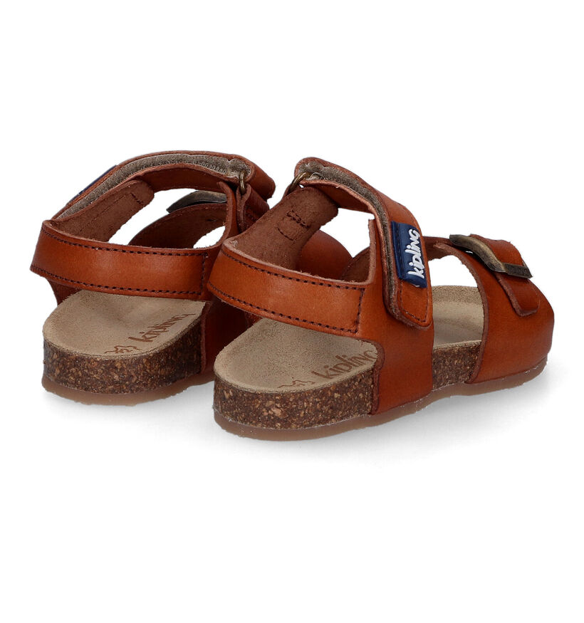 Kipling Fabio Cognac Sandalen in leer (308877)