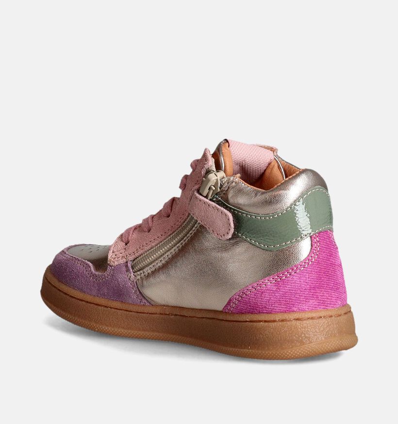 FR by Romagnoli Roze Hoge Sneakers voor meisjes (362374) - geschikt voor steunzolen