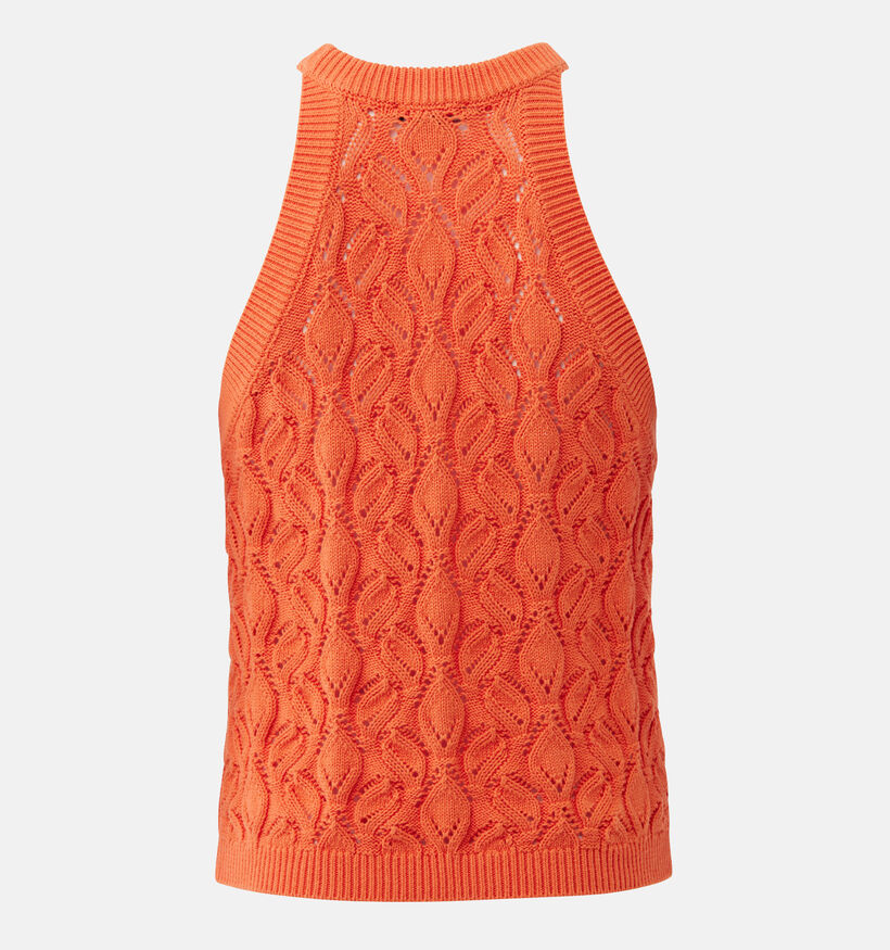Mexx Flower Knit Oranje Topje voor dames (368528)