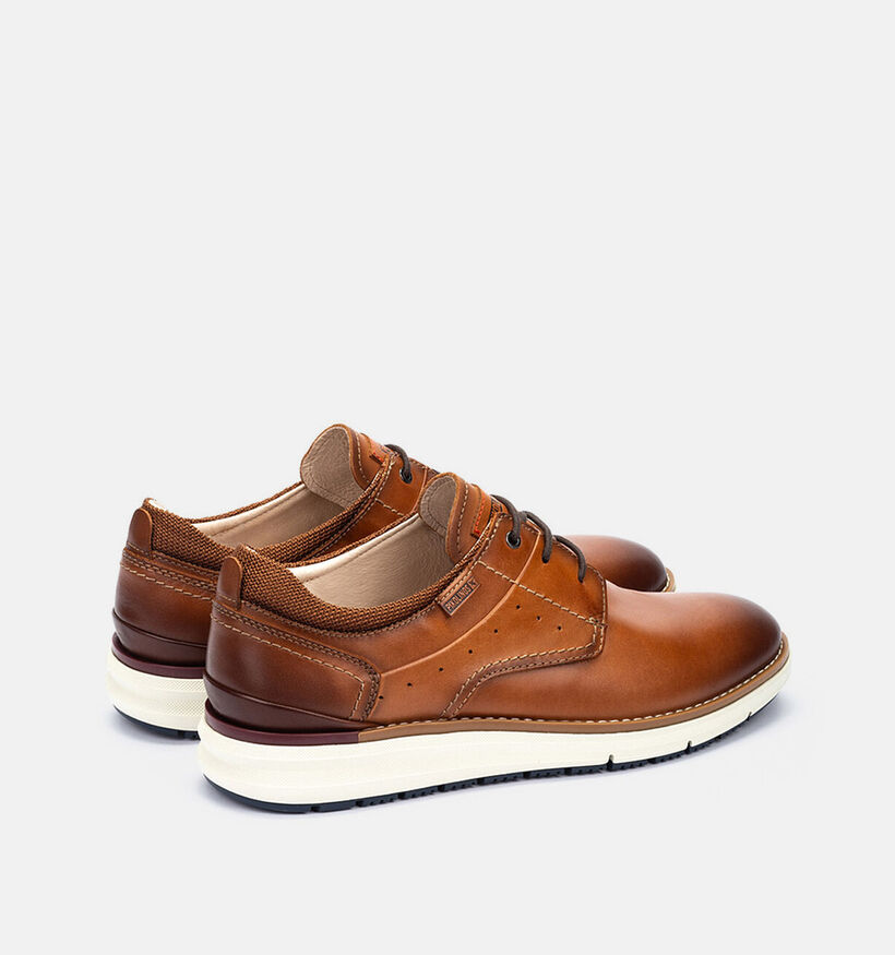 Pikolinos Manacor Cognac Veterschoenen voor heren (370613) - geschikt voor steunzolen