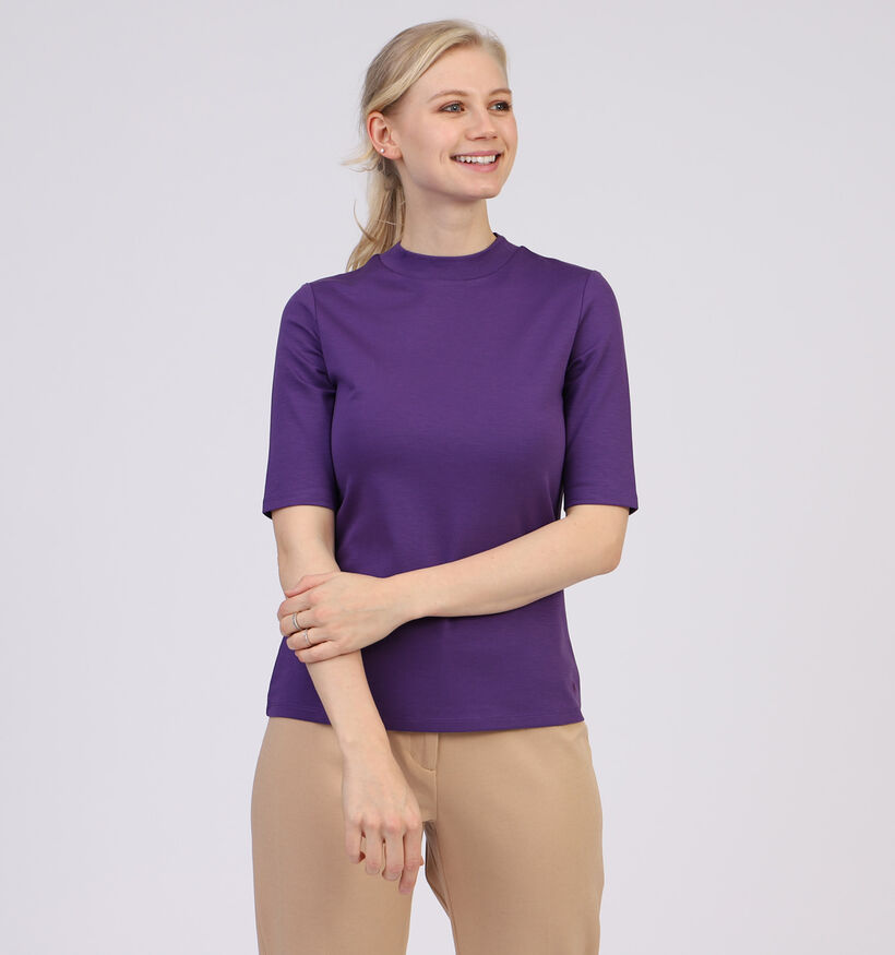 comma T-shirt en Violet (304361)