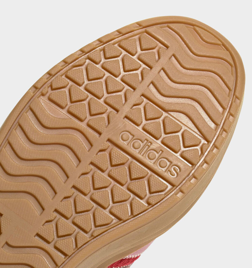 adidas VL Court Bold Baskets en Rouge pour femmes (375339)