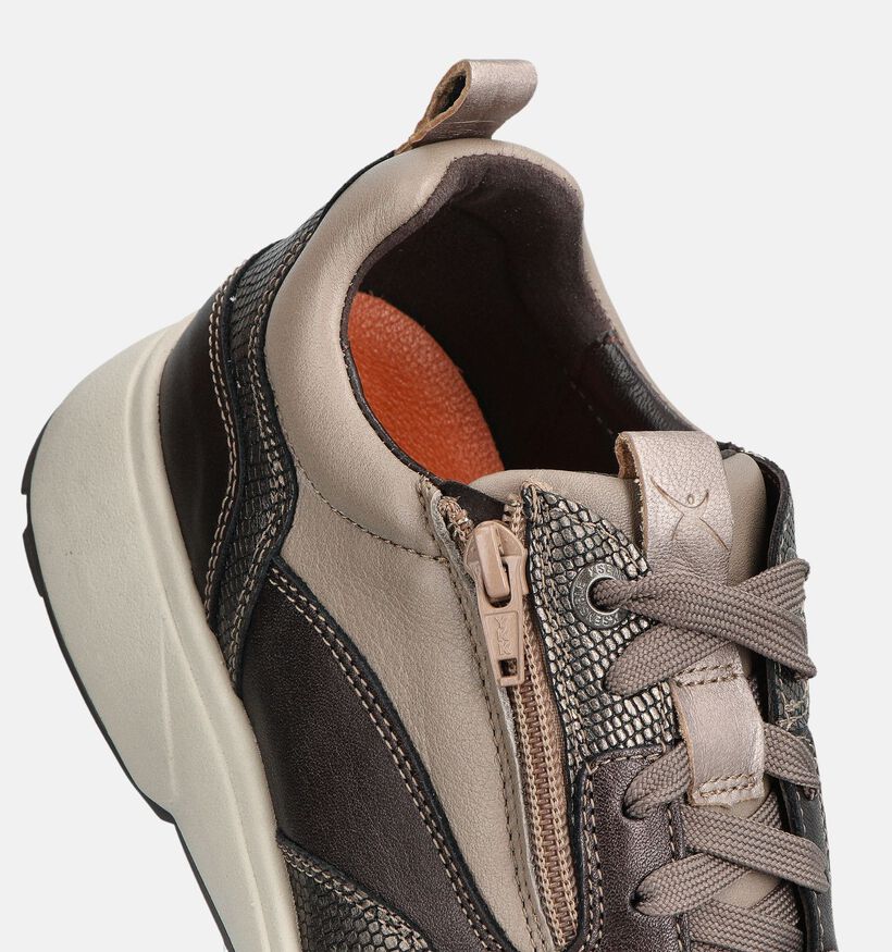Xsensible GRENOBLE Bronze Sneakers voor dames (363589) - geschikt voor steunzolen