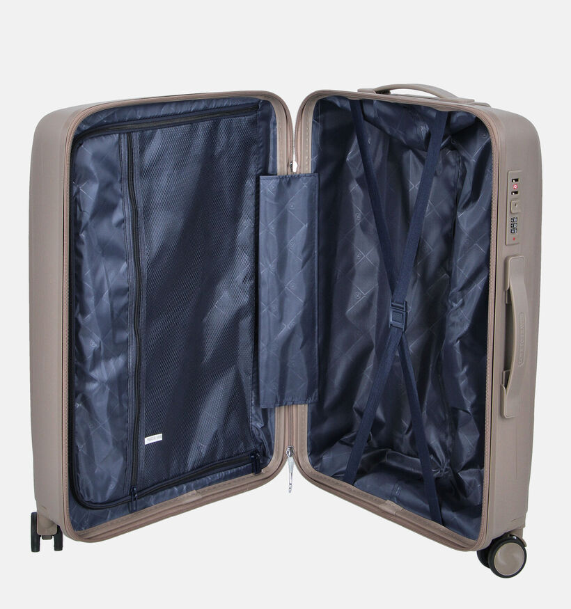 Love To Travel Taupe Medium Reiskoffer voor dames, heren (365825)