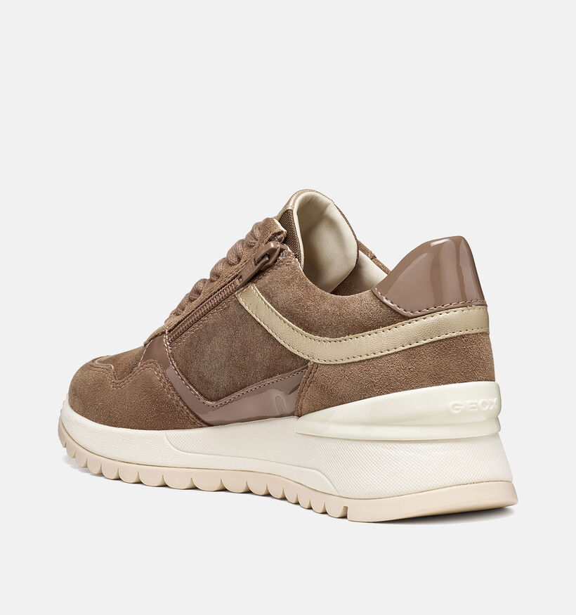 Geox Desya Bruine Sneakers voor dames (376385) - geschikt voor steunzolen