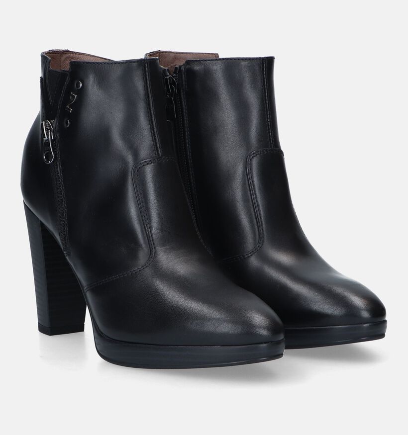 Aurora Bottines à talons en Noir pour femmes (329938)