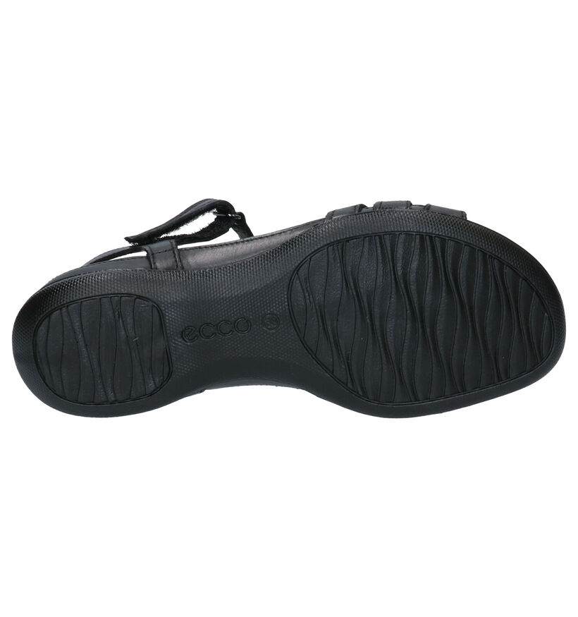 ECCO Flash Zwarte Sandalen in leer (287286)