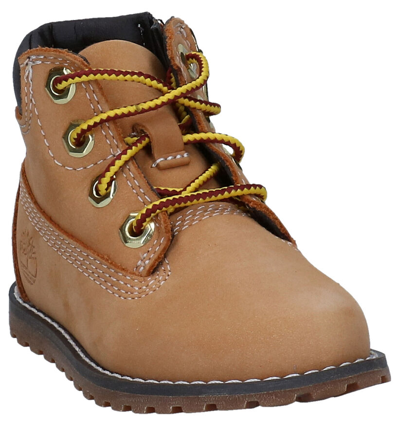 Timberland Pokey Pine 6IN BOOT Cognac Bottines voor jongens, meisjes (329073) - geschikt voor steunzolen