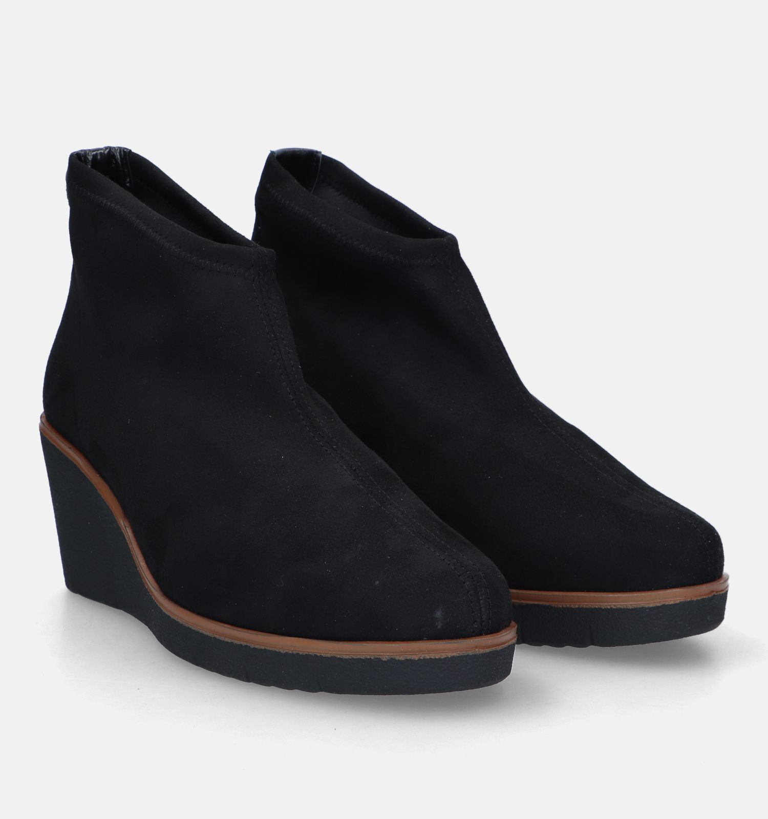 Hush Puppies Vivace Zwarte Enkellaarzen Dames Enkellaarsjes