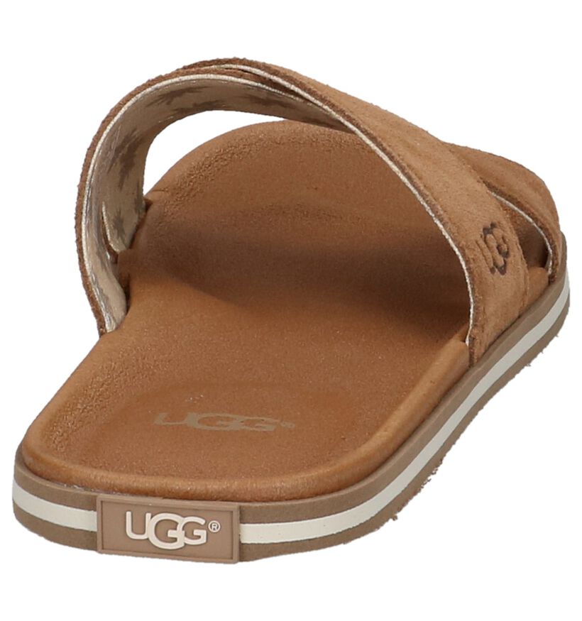 UGG Nu-pieds en Noir en daim (210320)