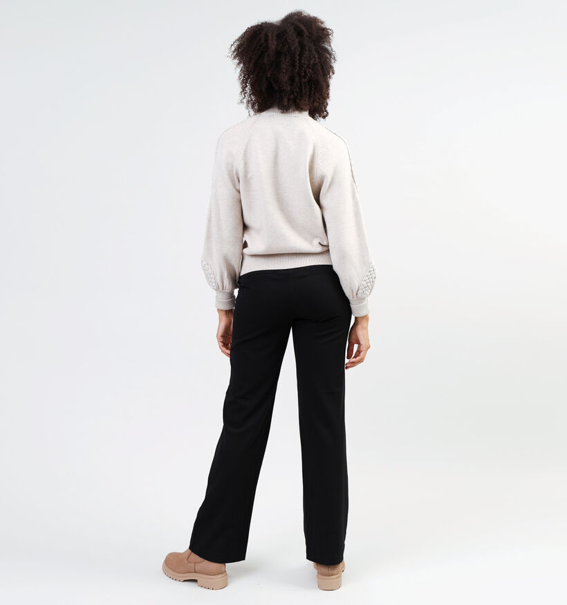 Minus Vera Beige Gebreide trui voor dames (348240)