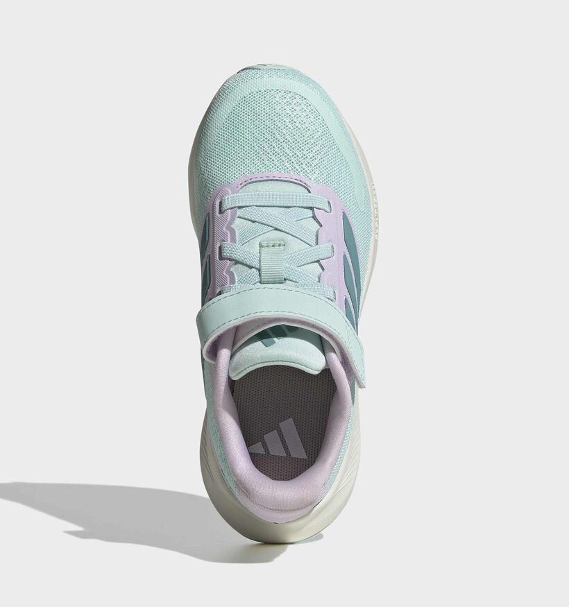 adidas Runfalcon Baskets basses en Bleu pour filles (366770) - pour semelles orthop&eacute;diques