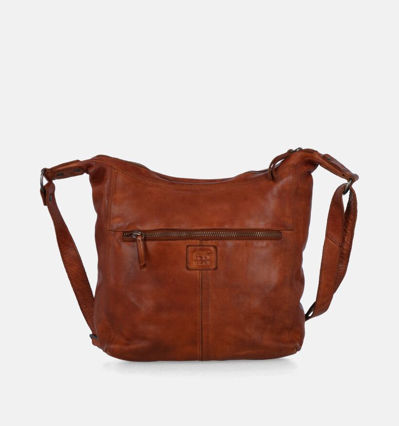 Bear Design Cognac Crossbody Tas voor dames (350763)