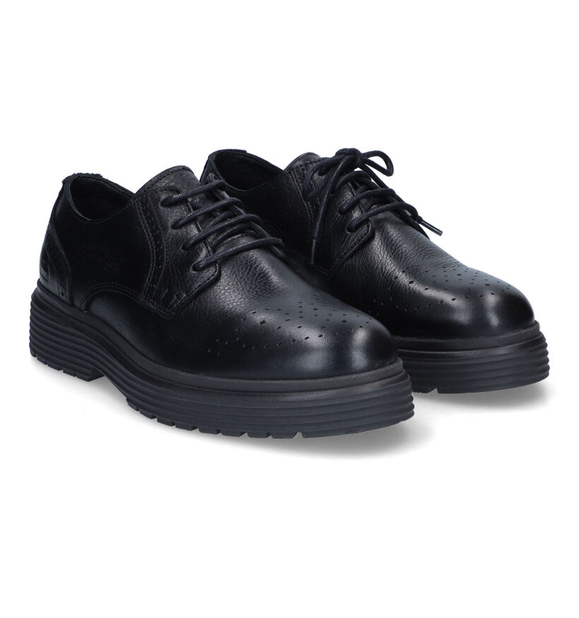 Bullboxer Chaussures classiques en Noir pour hommes (316453) - pour semelles orthopédiques