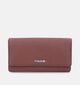 Euro-Leather Cognac Overslagportemonnee voor dames (353526)