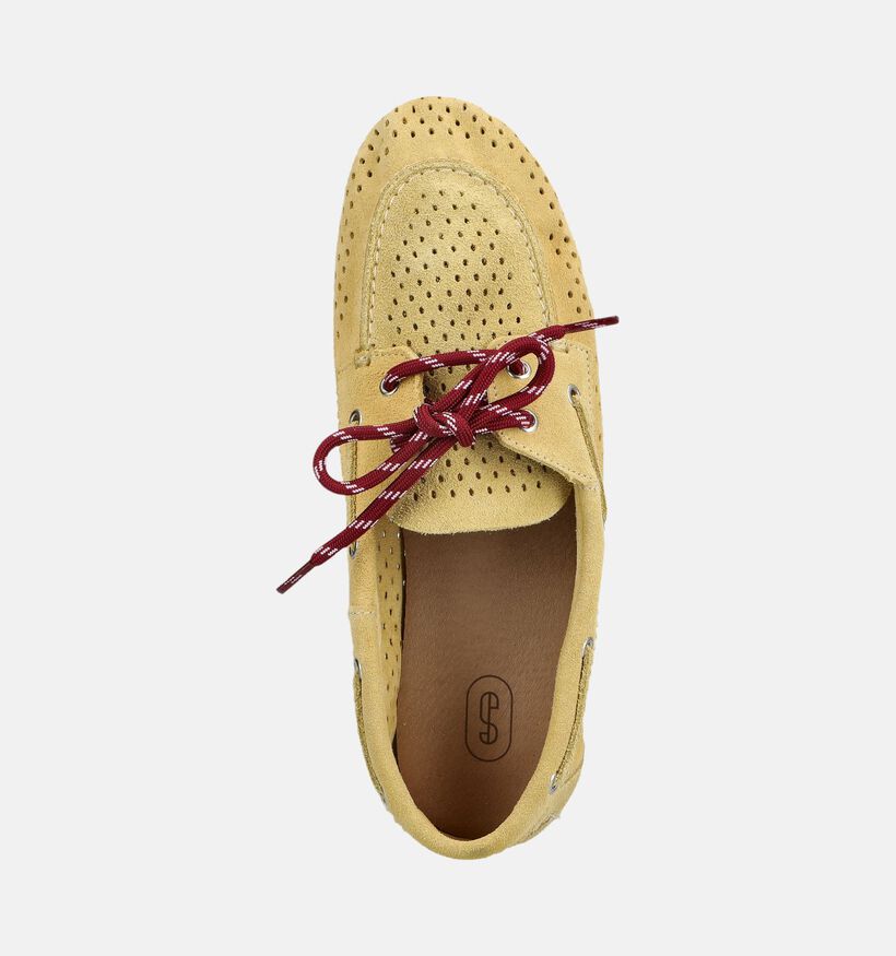 Shoecolate Chaussures plates en Jaune pour femmes (384039)