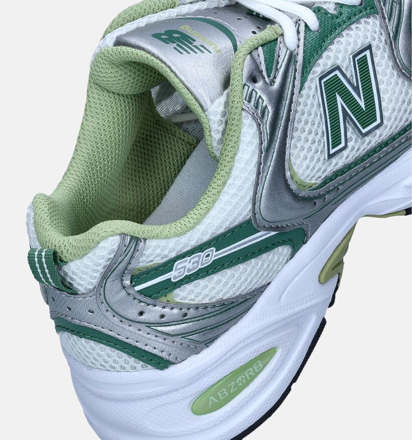 New Balance MR 530 Baskets en Vert pour femmes (343063) - pour semelles orthopédiques