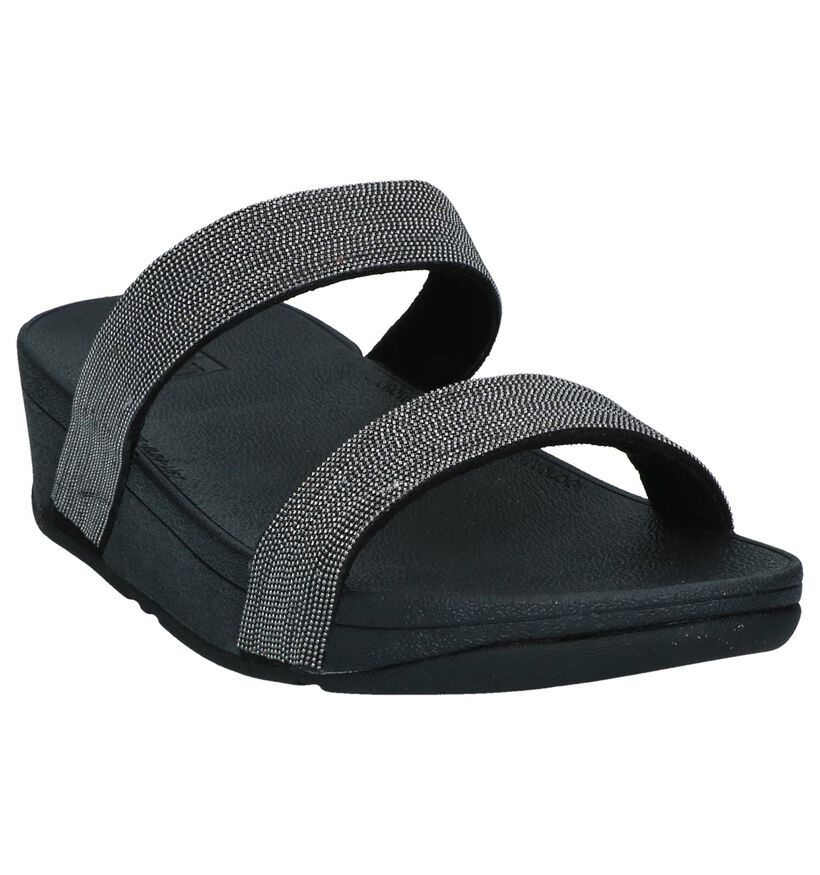 FitFlop Nu-pieds à talons en Noir en textile (240985)