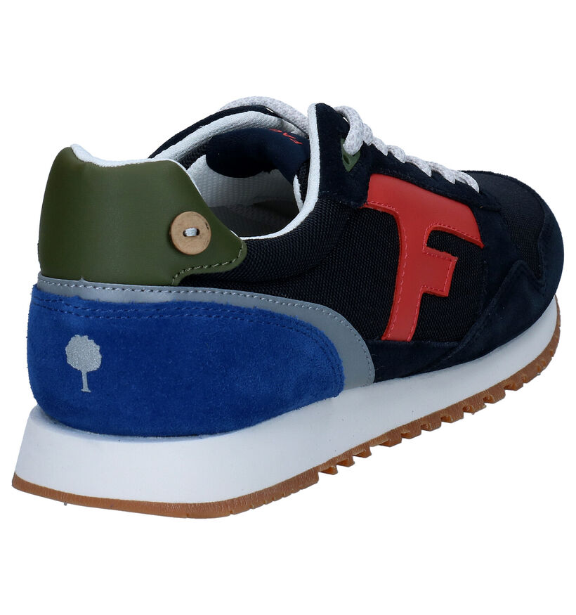 Faguo Chaussures plates en Bleu foncé pour hommes (289023)
