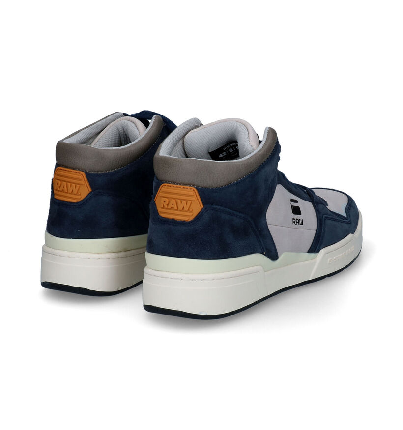 G-Star Attacc MID NUB Blauwe Sneakers voor heren (305465) - geschikt voor steunzolen