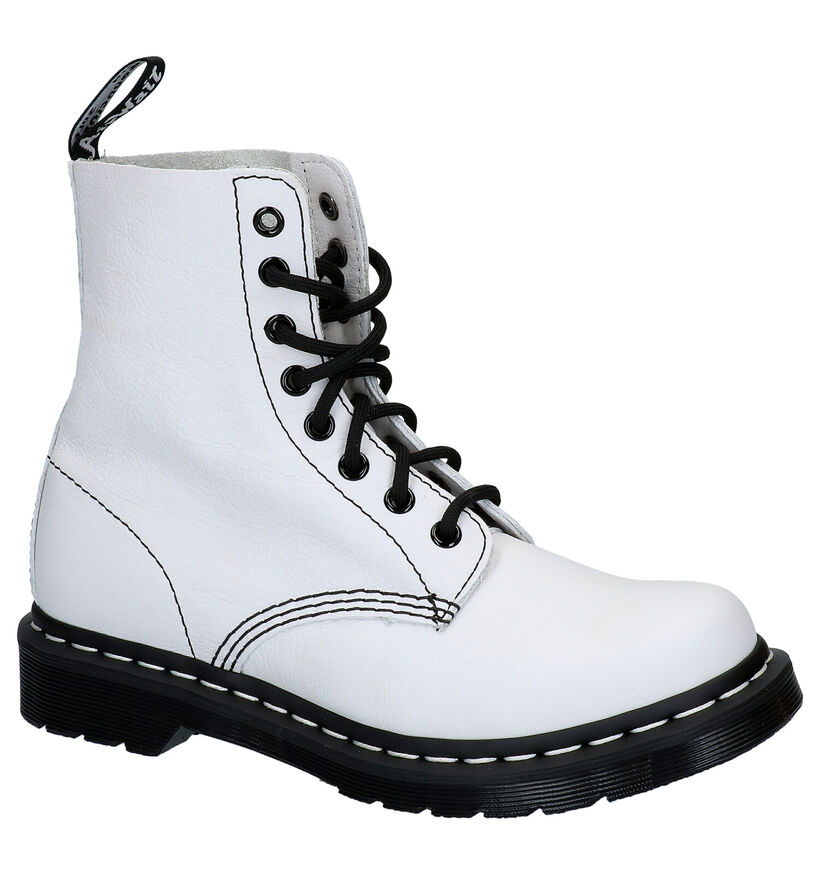 Dr. Martens 1460 Pascal Bottines en Blanc en cuir (265530)