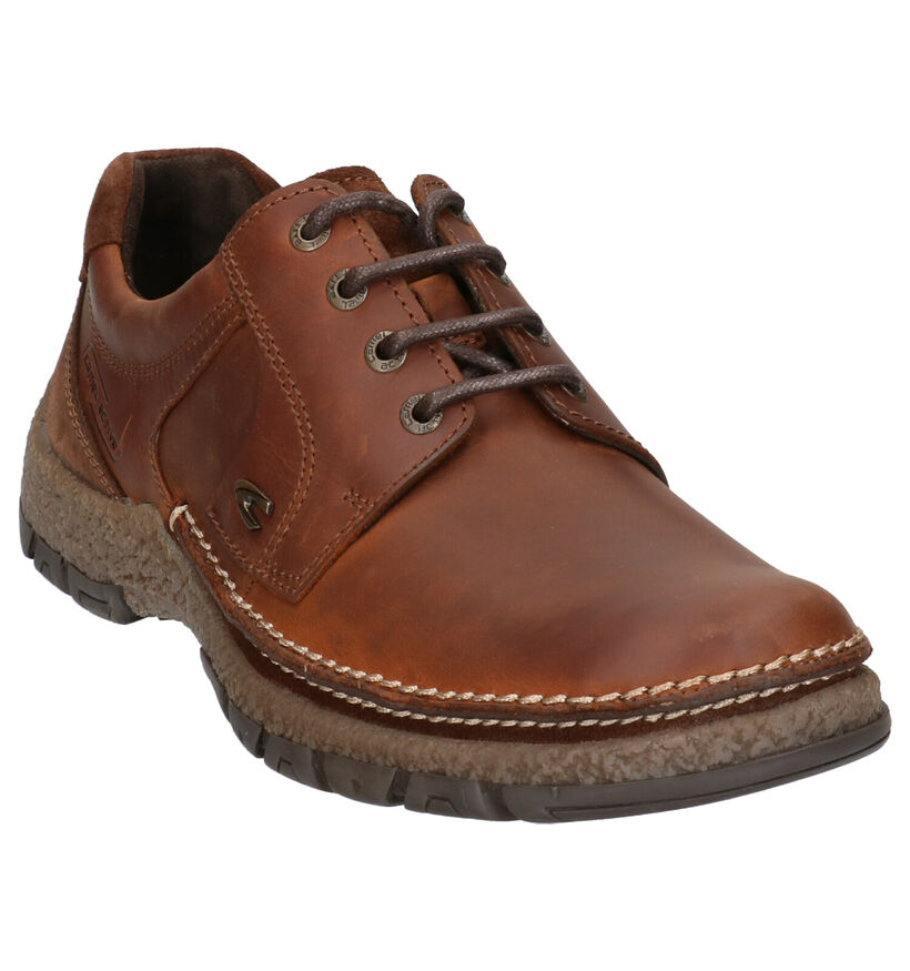 Camel Active Bormio Cognac Casual Schoenen in daim (259395)