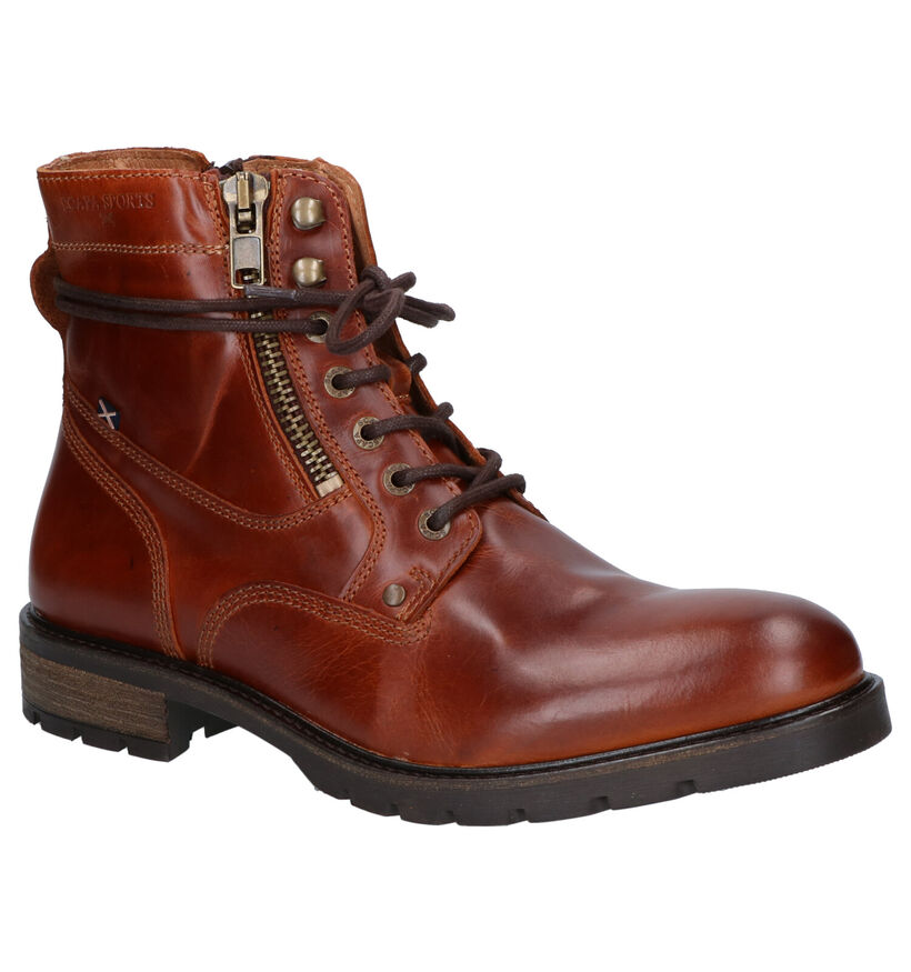 Scapa Cognac Boots in leer (259107)