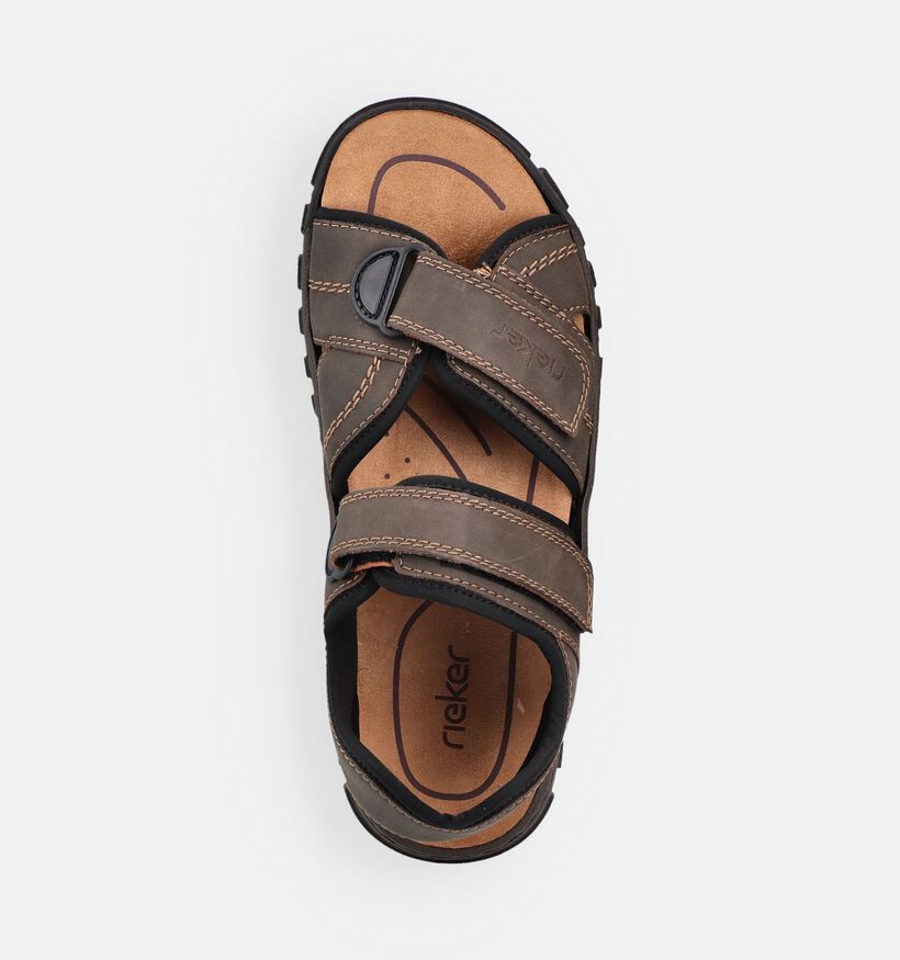 Rieker Bruine Open Sandalen voor heren (370504)