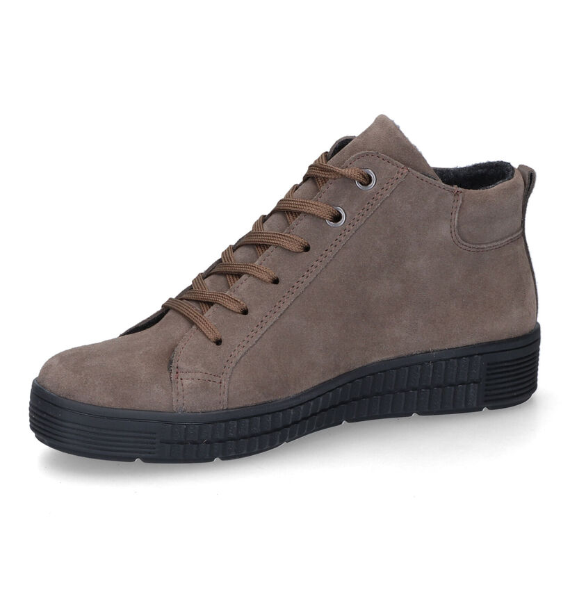 Solemade Maren Taupe Sneakers voor dames (315834) - geschikt voor steunzolen