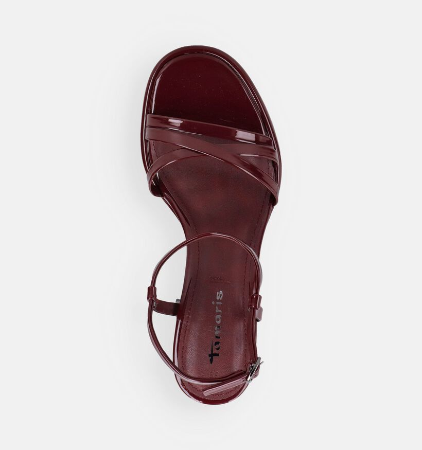 Tamaris Sandales &agrave; talons en Bordeaux pour femmes (371757)