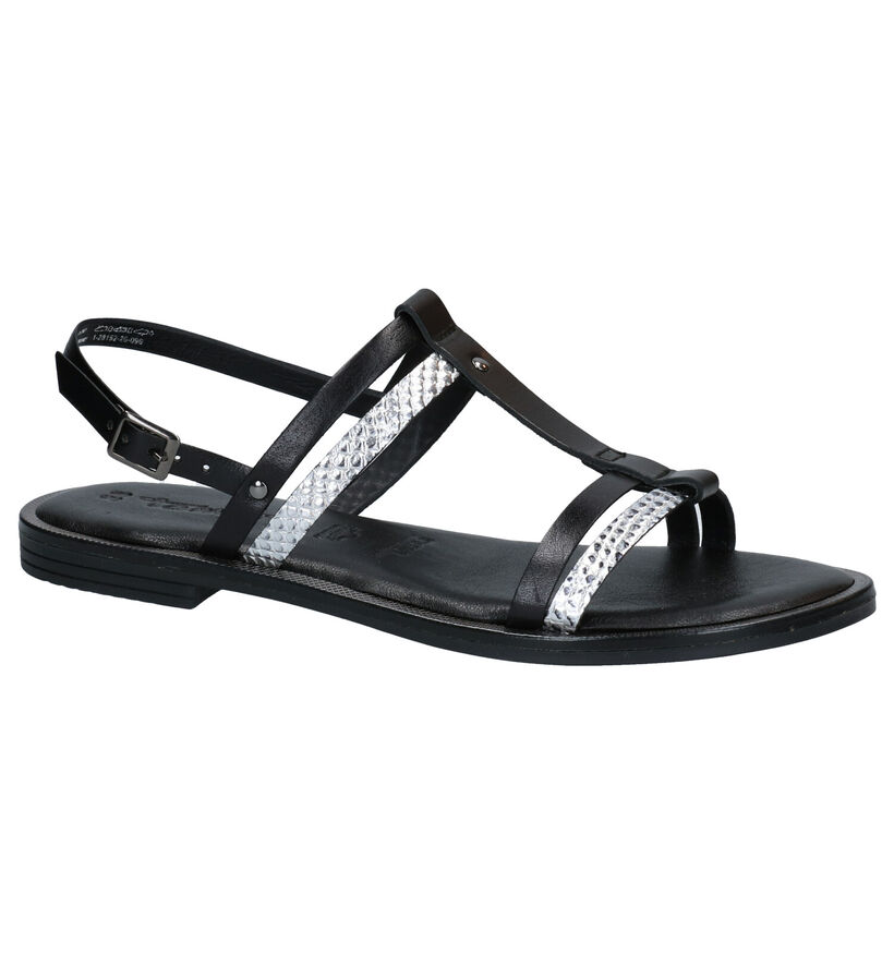 Tamaris Touch it Sandales en Beige in leer (289379)