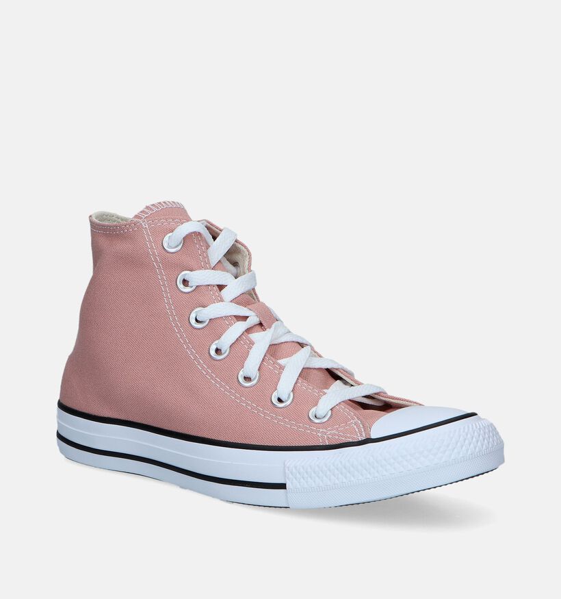 Converse CT All Star HI Baskets en Rose pour femmes (341713)