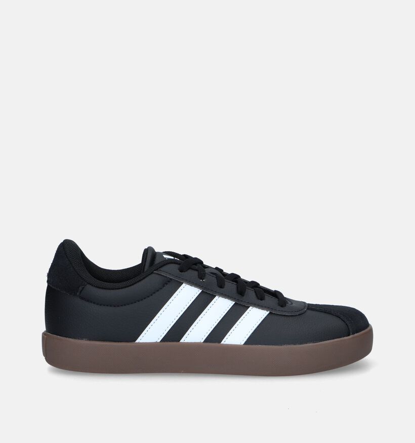 adidas VL Court 3.0 Witte/Zwarte Sneakers voor jongens, meisjes (357017) - geschikt voor steunzolen