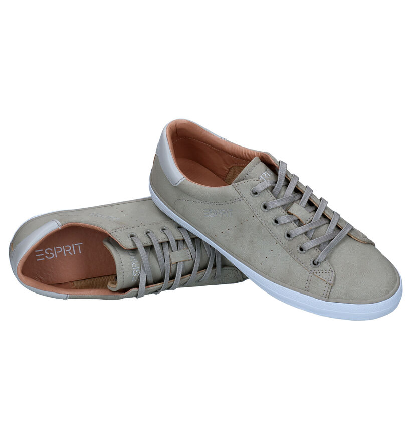 Esprit Miana Lu Chaussures à lacets en Gris en simili cuir (285901)