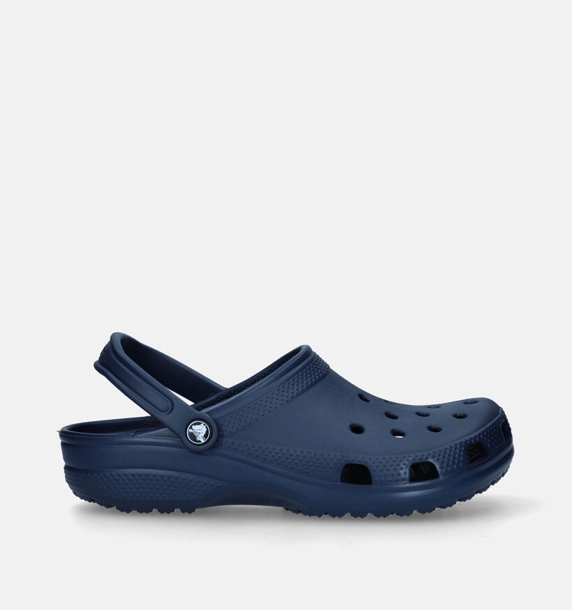 Crocs Classic Nu-pieds picine en Bleu pour hommes (340090)