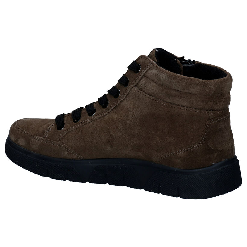 Ara Rom-Sport Bottillons en Kaki en daim (298949)