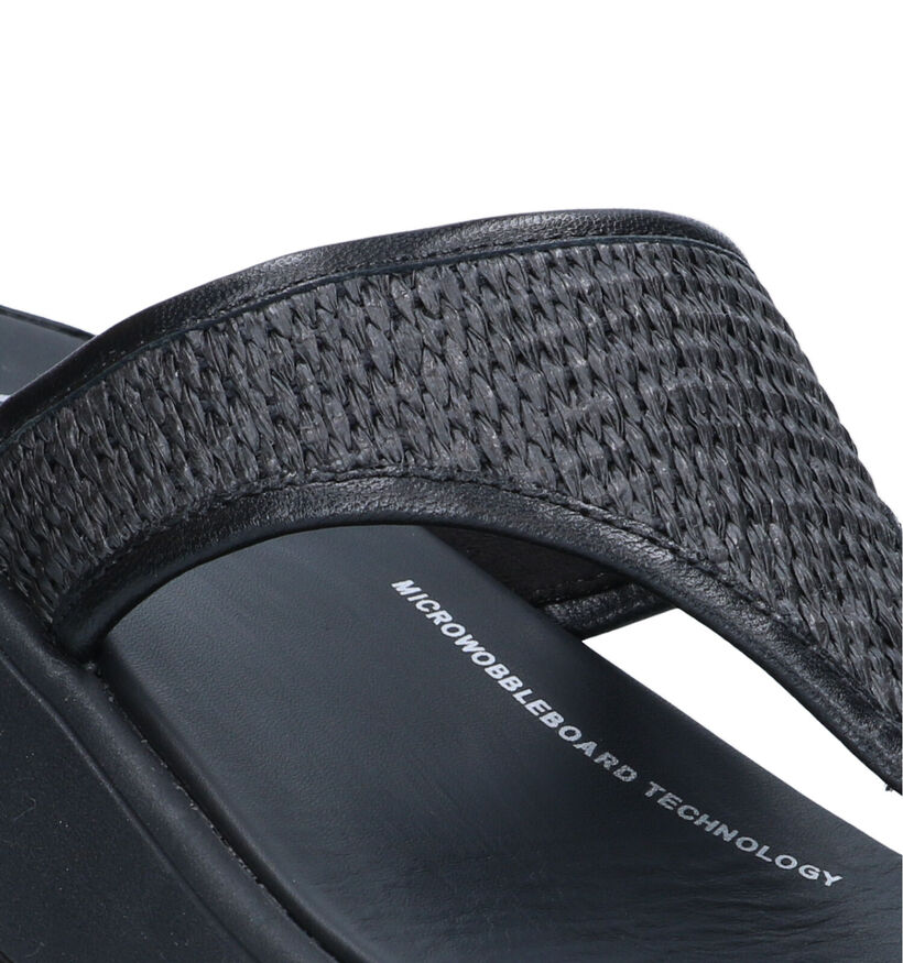 FitFlop F-Mode Roze Teenslippers in stof (320484)